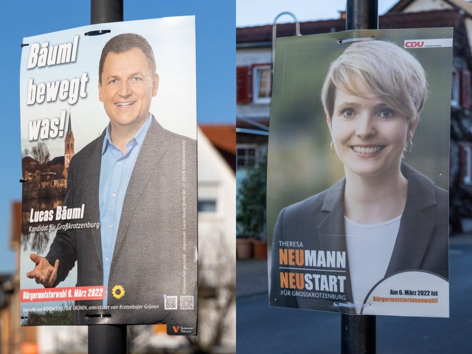 Lucas Bäuml und Theresa Neumann gehen in die Stichwahl