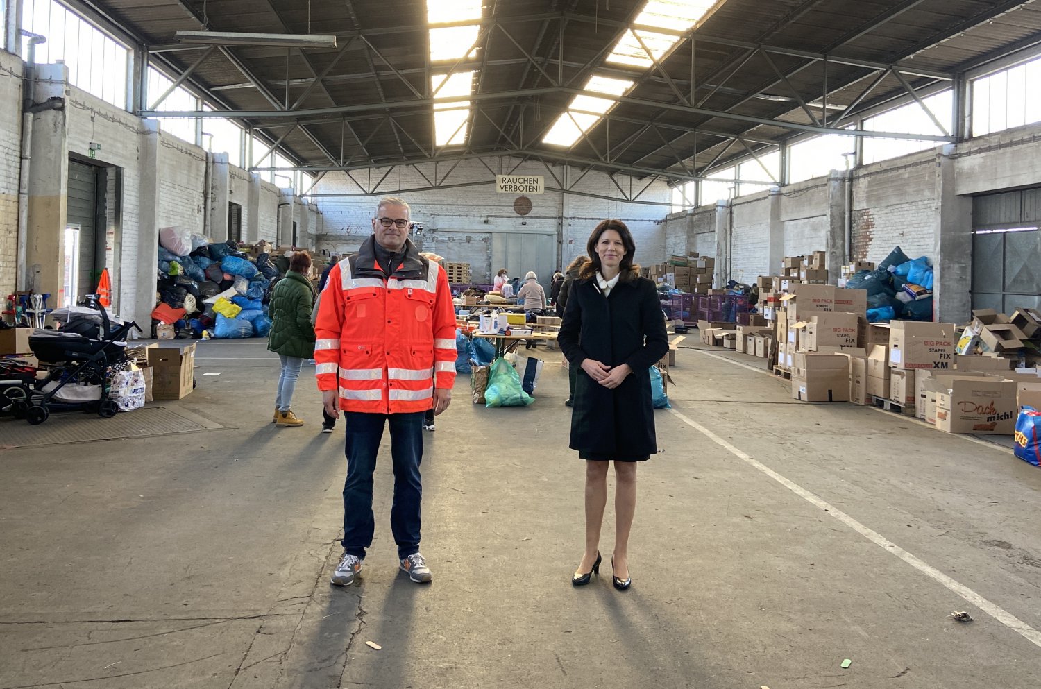 Stefan Betz mit CDU Bundestagsabgeordneten Dr. Katja Leikert