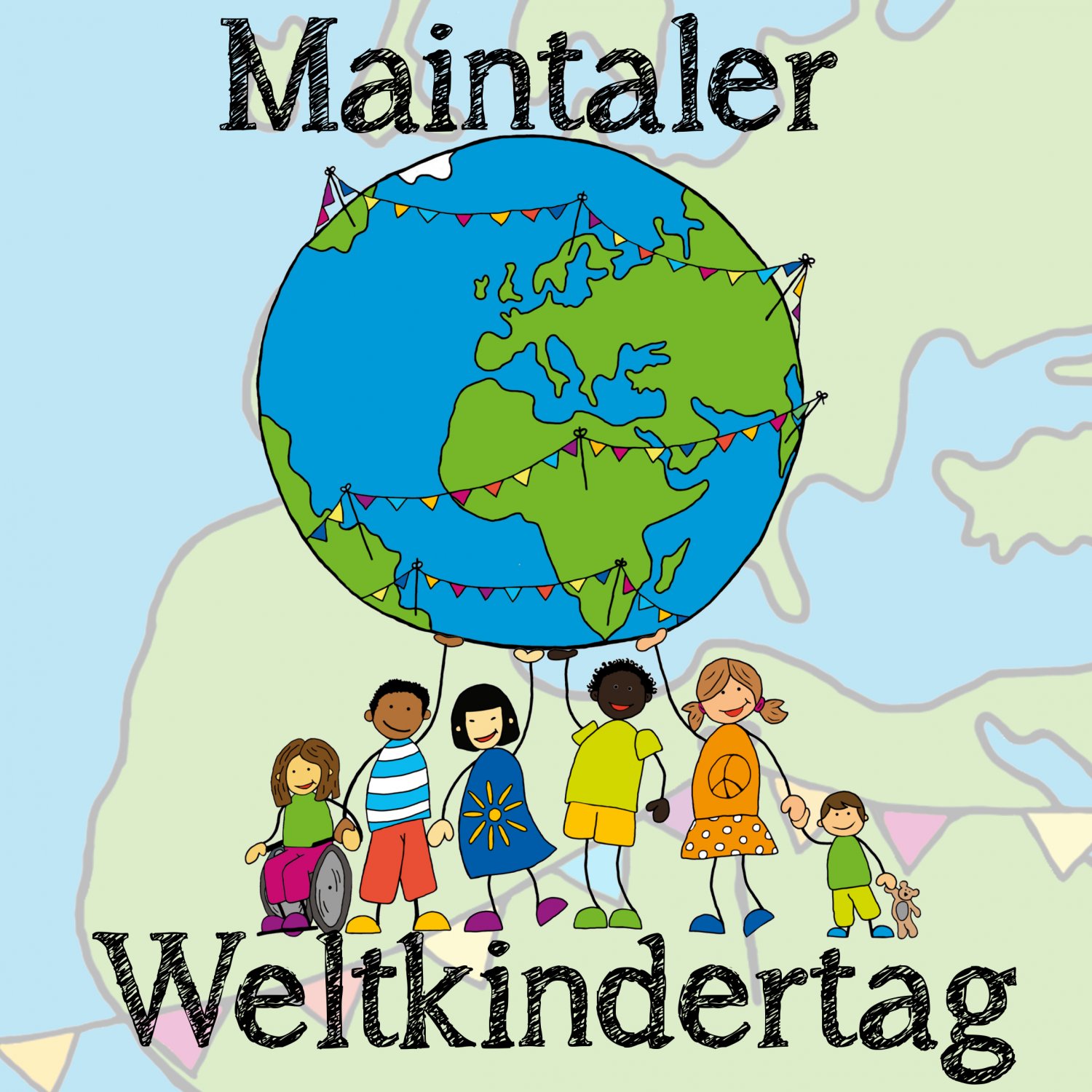 Logo des Maintaler Weltkindertages