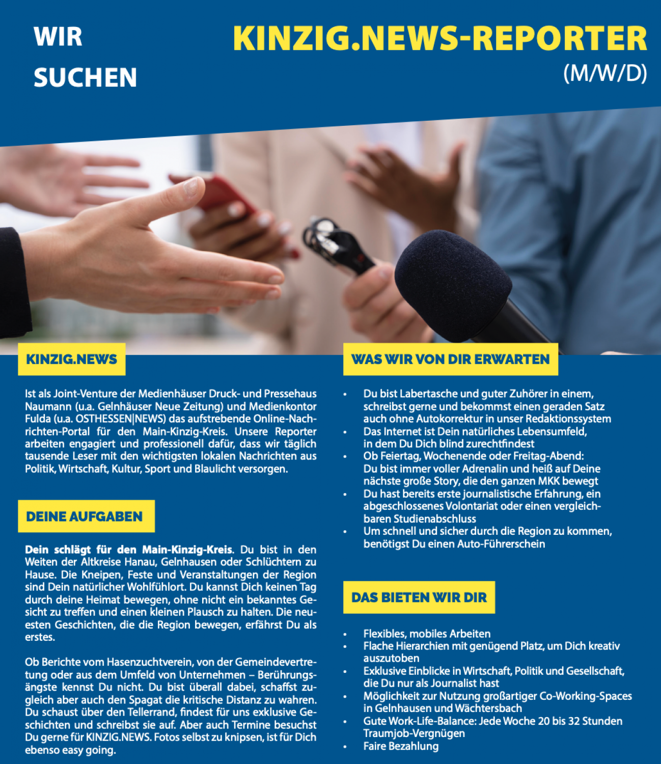 Dein Traumjob ist frei...