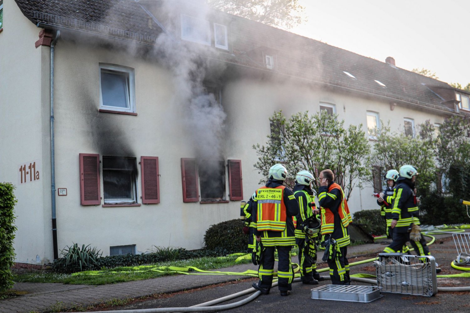 Vollbrand einer Wohnung in Erlensee