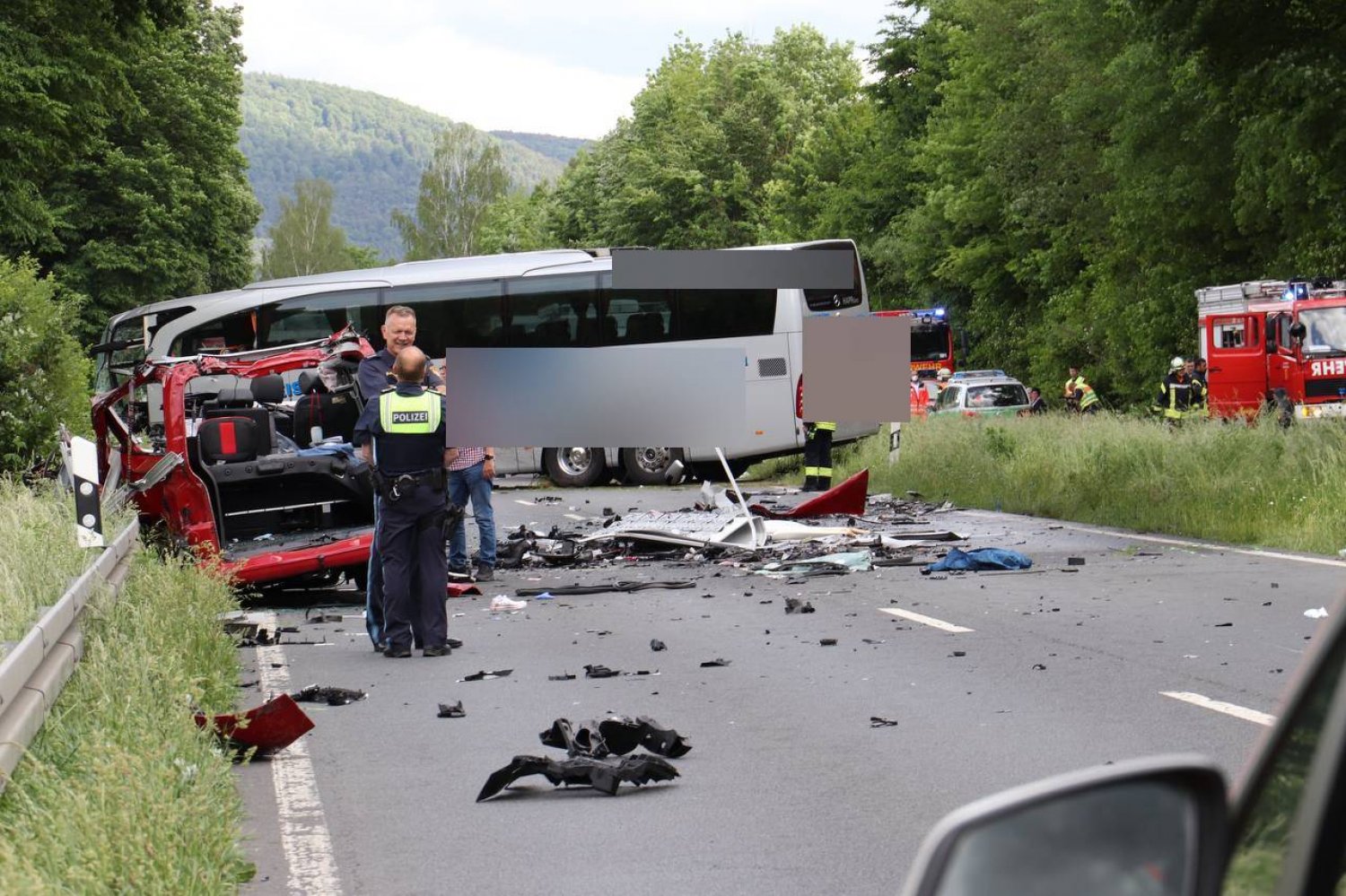 Reisebus aus unserer Region verunglückt