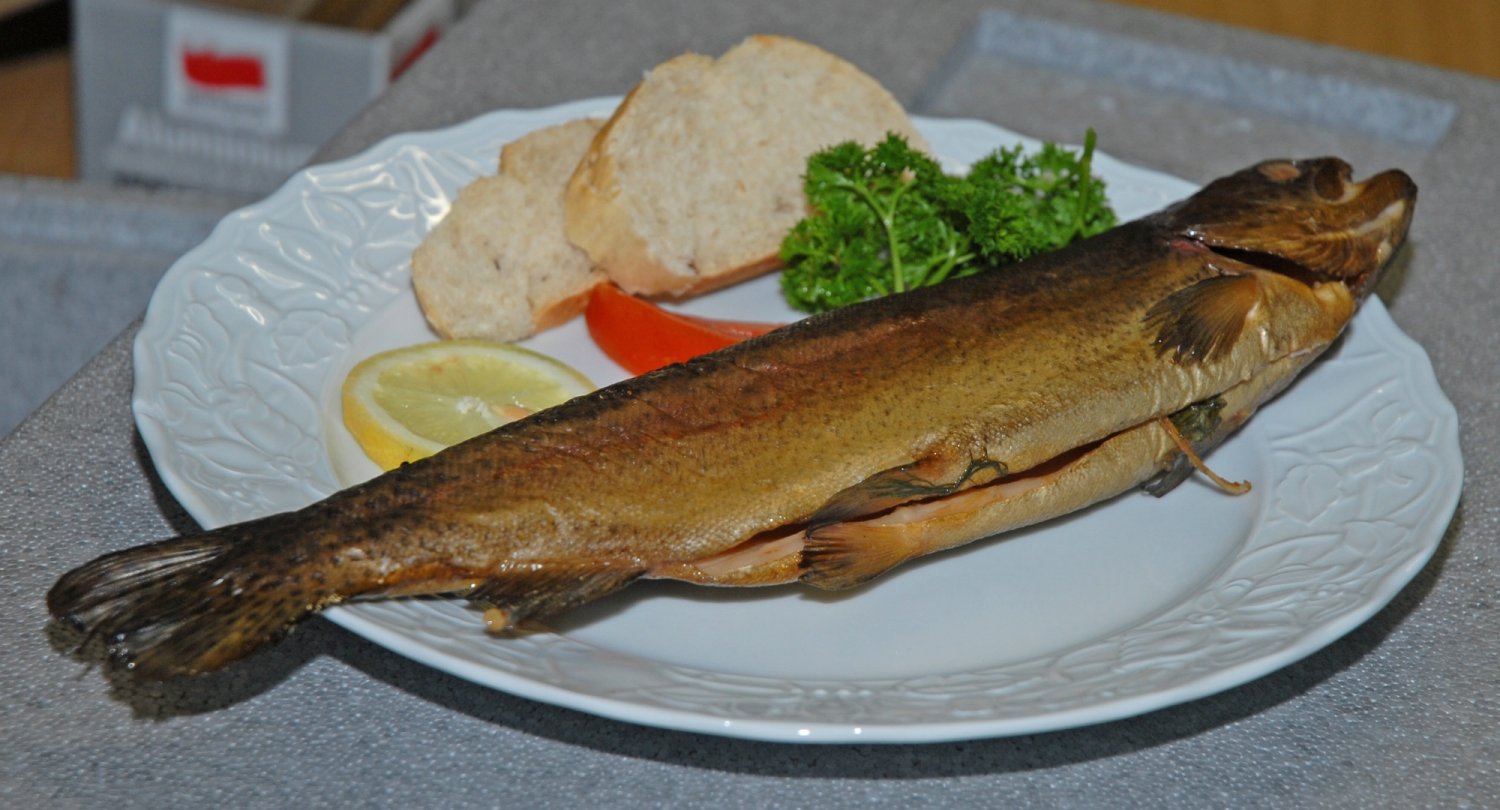 Lecker Fisch statt Bratwurst - wie sonst überall