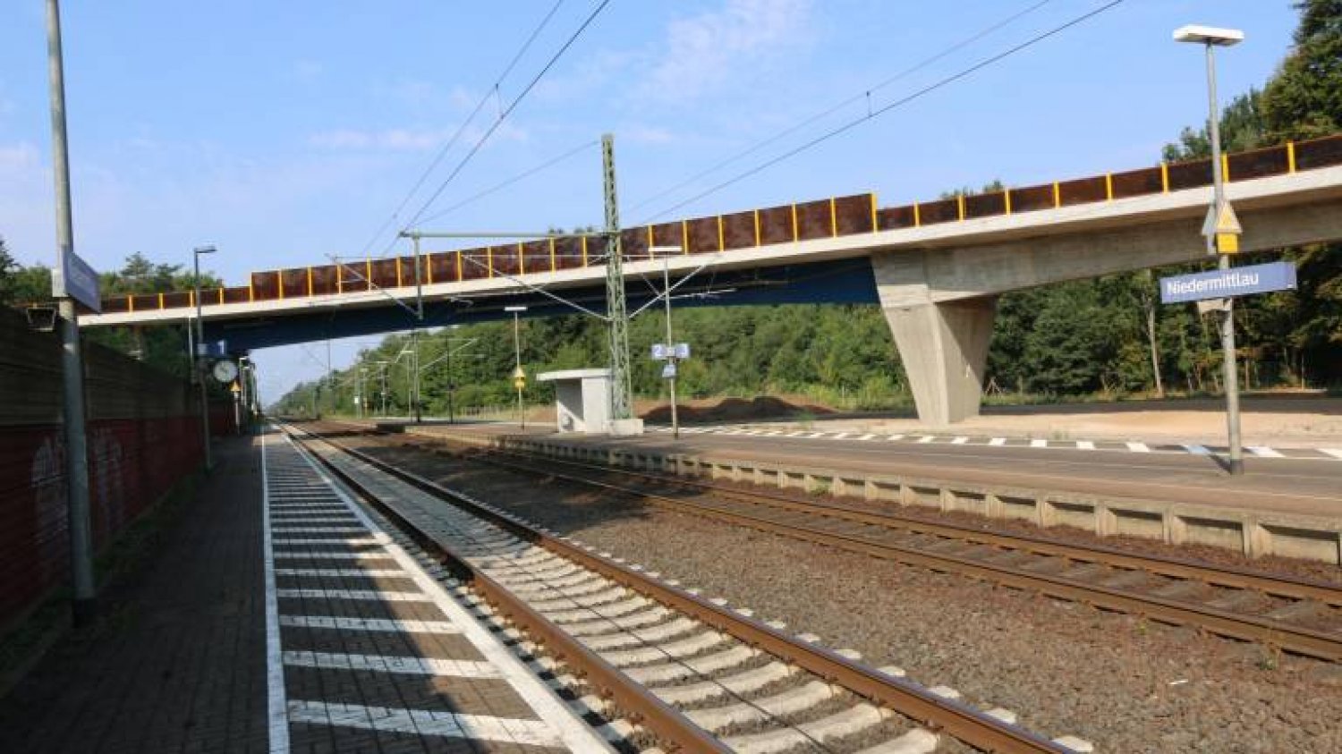 Am Bahnhof von Niedermittlau hat sich am heutigen Freitag ein Unglück ereignet.