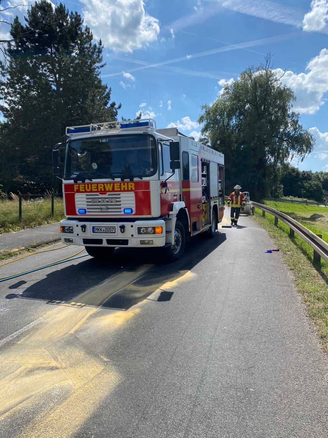 Die Freiwillige Feuerwehr Gelnhausen-Mitte wurde am Sonntagnachmittag gegen 15:00 Uhr zu einem Einsatz in die Clamecystraße gerufen.