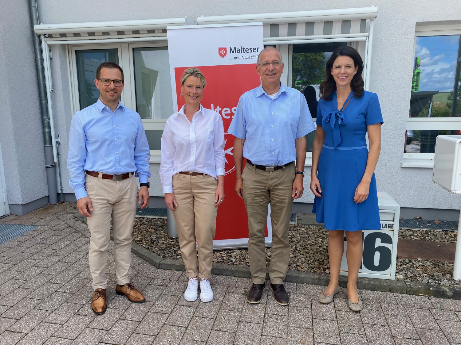 (von links): Markus Kern, Sabine Kroh, Thomas Peffermann und Dr. Katja Leikert.