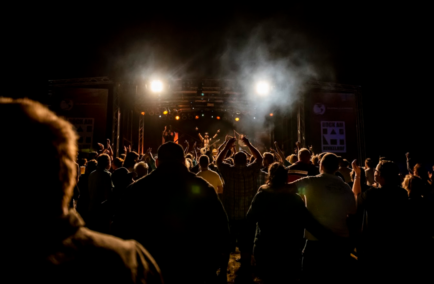 Das Rock am Hinkelhof 2019 mit dem Auftritt der Band Triddana.