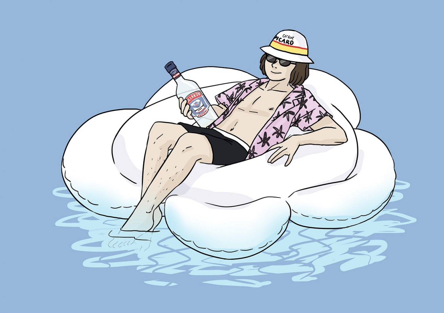 Der Räuber, der im Hawaii-Hemd kam
