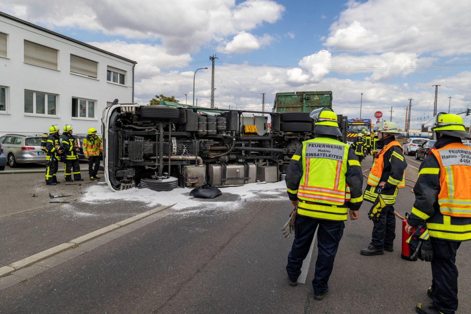 Schwerer Verkehrsunfall in Hanau