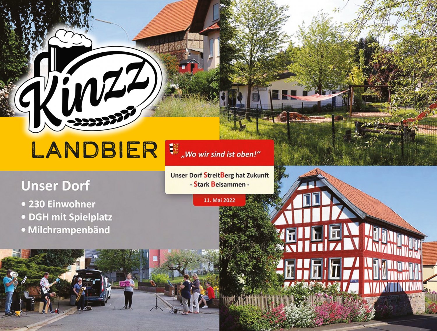 Am 08. September kommt das „KINZZ- Landbier“ zum Ausschank.