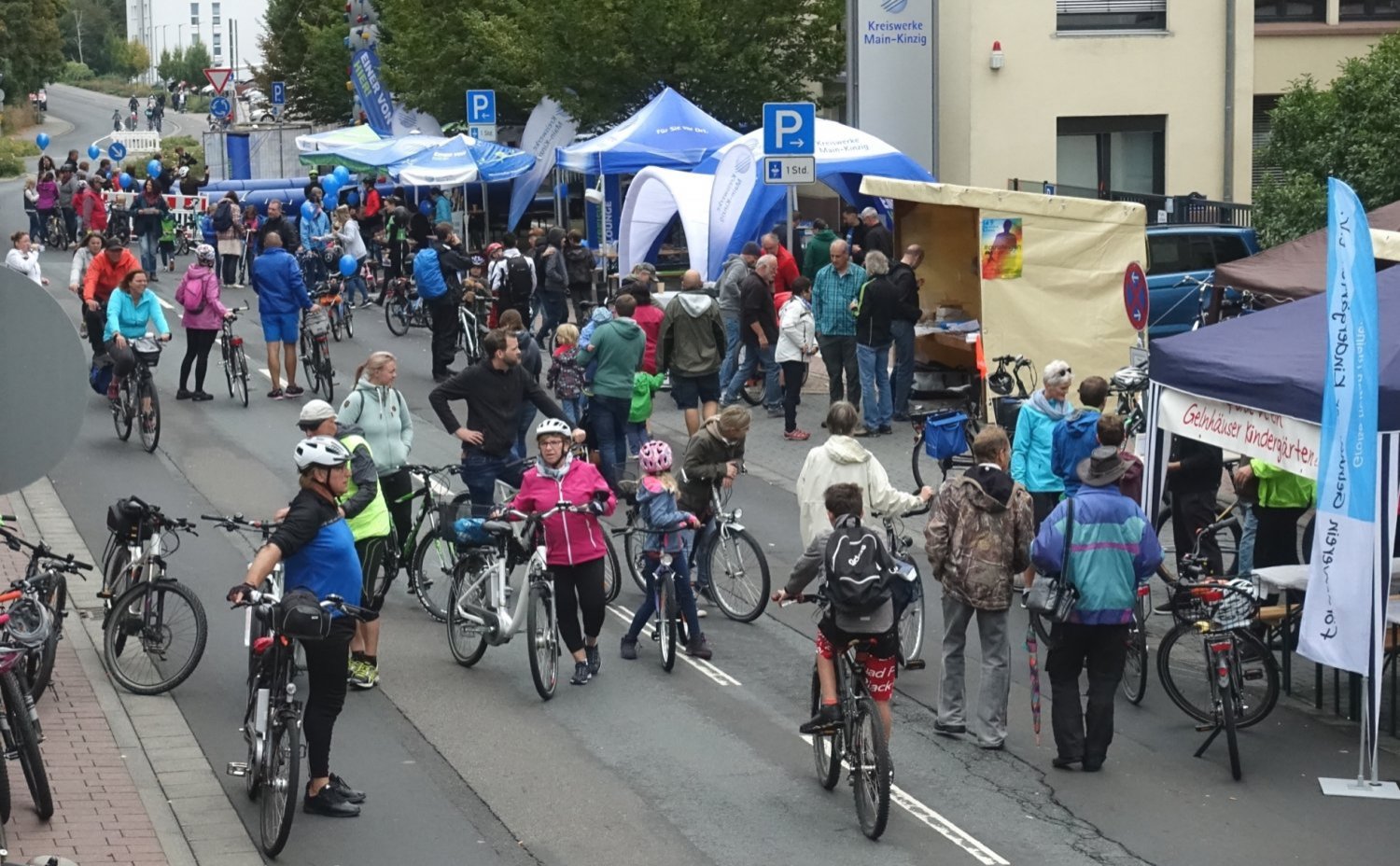 Die autofreie Strecke führt quer durch das Kreisgebiet.