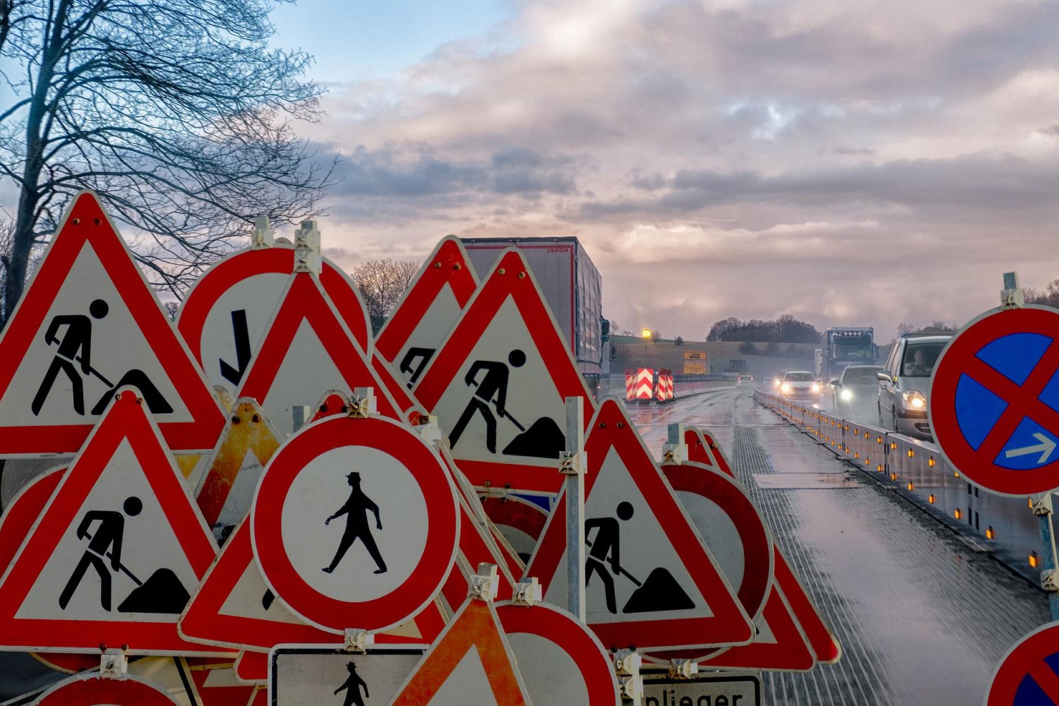 Es wird weiter fleißig saniert