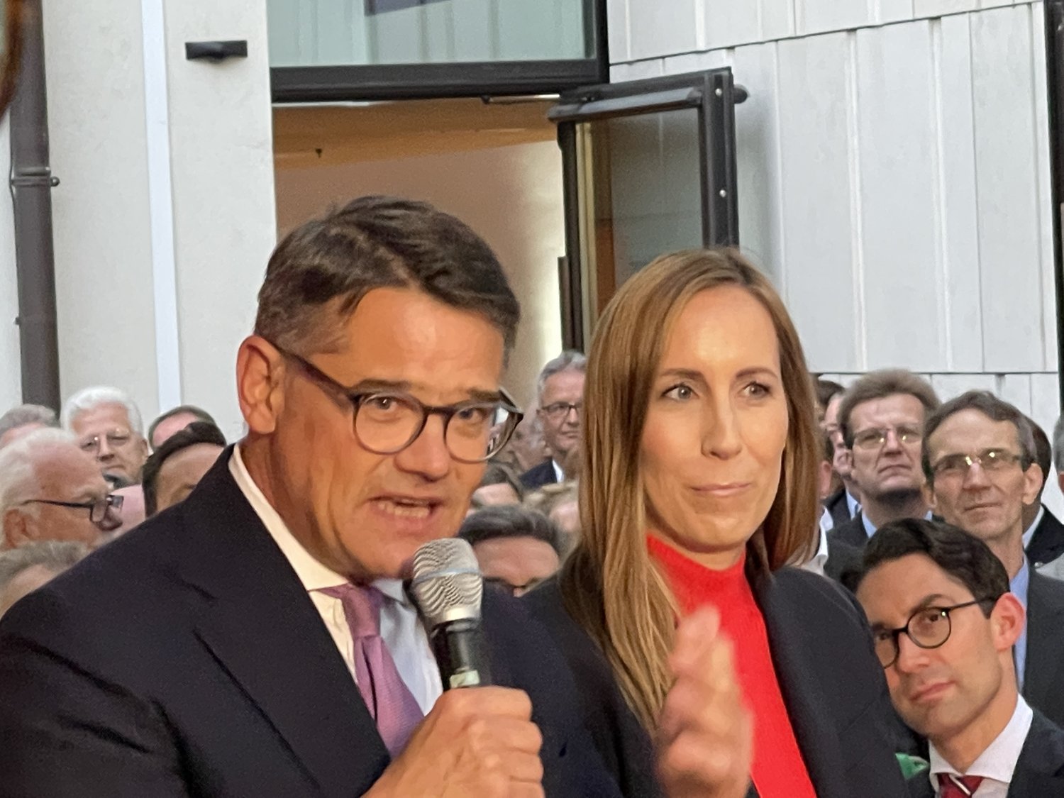 Ministerpräsident Boris Rhein und Landtagspräsidentin Astrid Wallmann