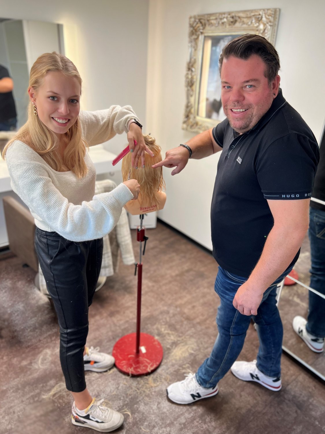 Pauline Knorr aus Bad Vilbel wird in Ronneburg auf den Deutschland Cup vorbereitet