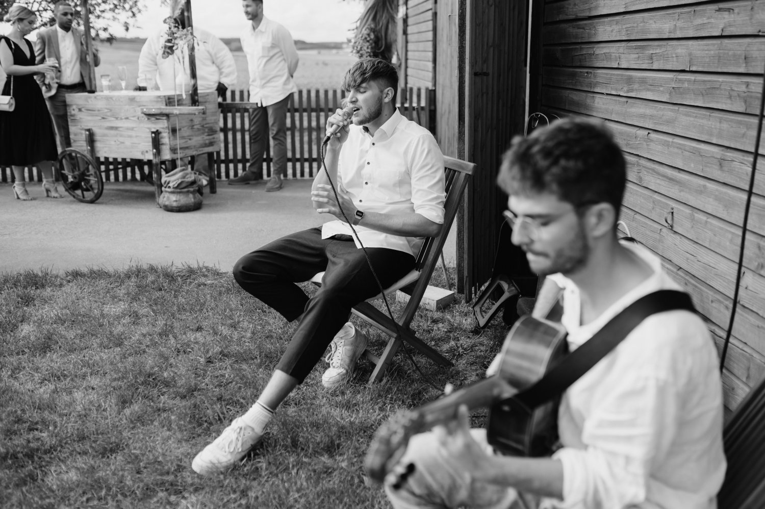 Der Singer/Songwriter Joshua Harfst 