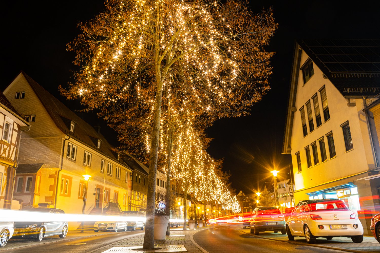 Die Weihnachtsbeleuchtung – hier im Bereich „Unter den Linden“ – sorgt dank sparsamer Lampensysteme auch in diesem Jahr für eine heimelige Atmosphäre.