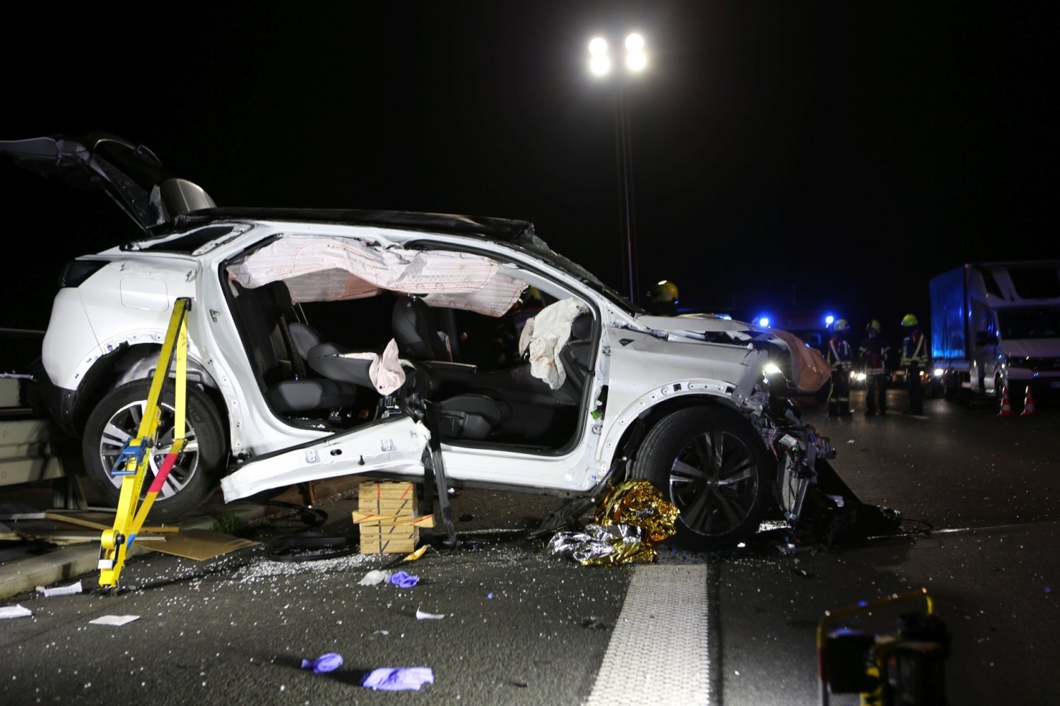 Schwerer Verkehrsunfall auf der A45