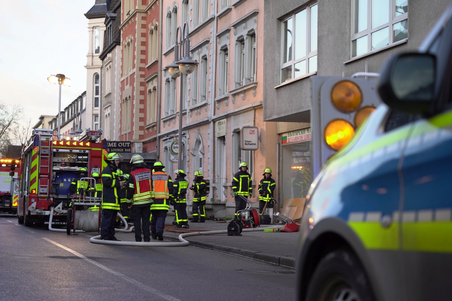 In einem Mehrfamilienhaus in Hanau-Lamboy ist ein Kellerbrand ausgebrochen.