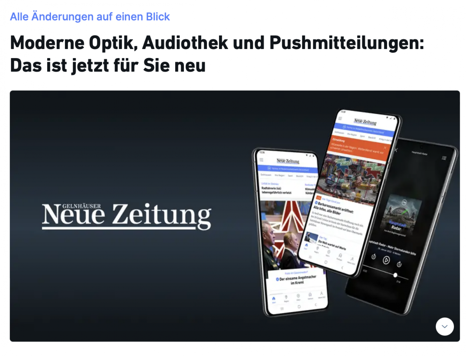 Die GNZ überrascht mit einem neuem Online-Auftritt