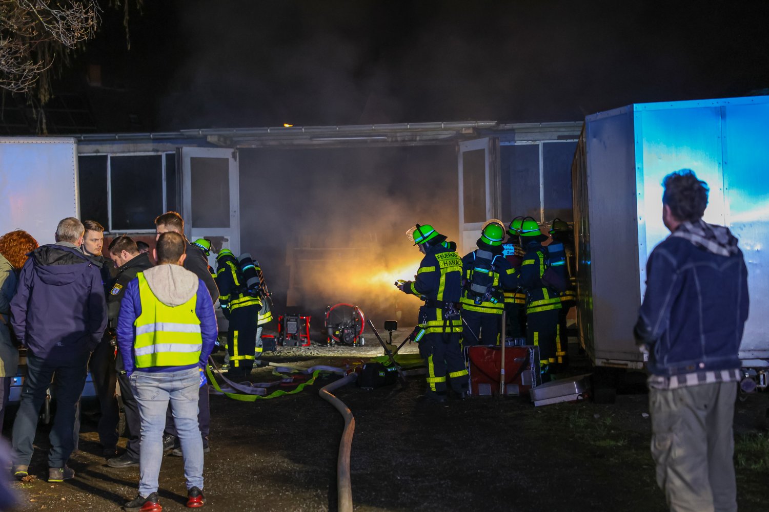 Großeinsatz am Sonntagabend für die Hanauer Feuerwehr im Stadtteil Steinheim