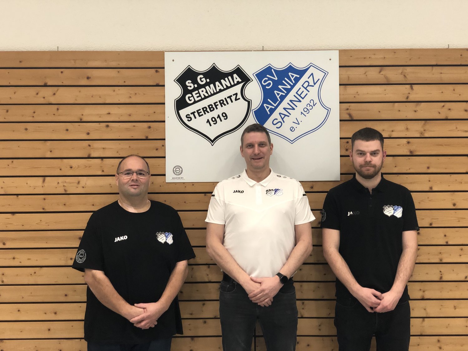 v.l.n.r.: Andre Richter (1. Vorstand),Markus Hohmann, Luka Berkel ( Sportlicher Leiter ).