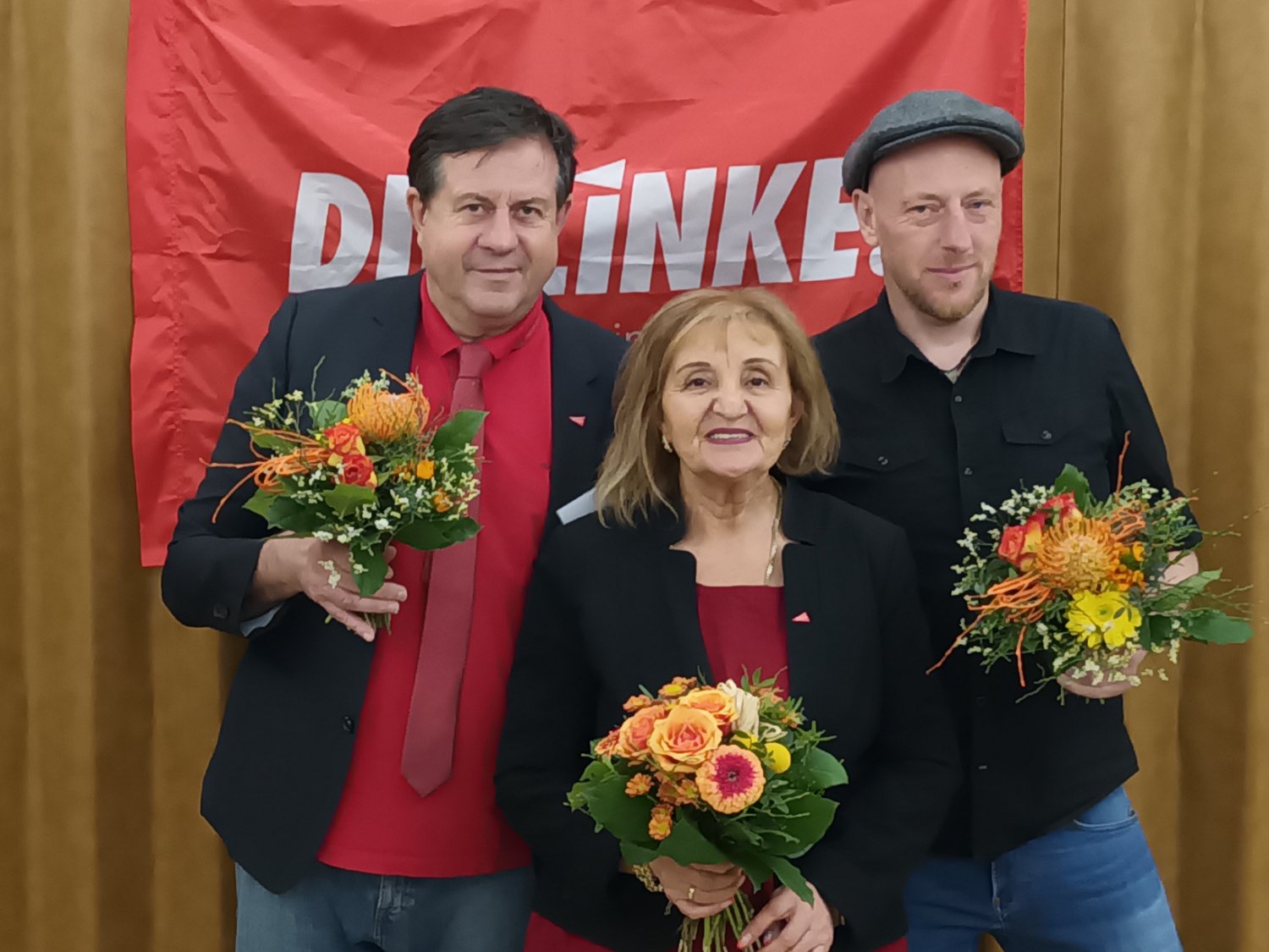 Helge Fitz (Wahlkreis 42), Emine Pektas (Wahlkreis 41) und Matthias Okon (Wahlkreis 40).
