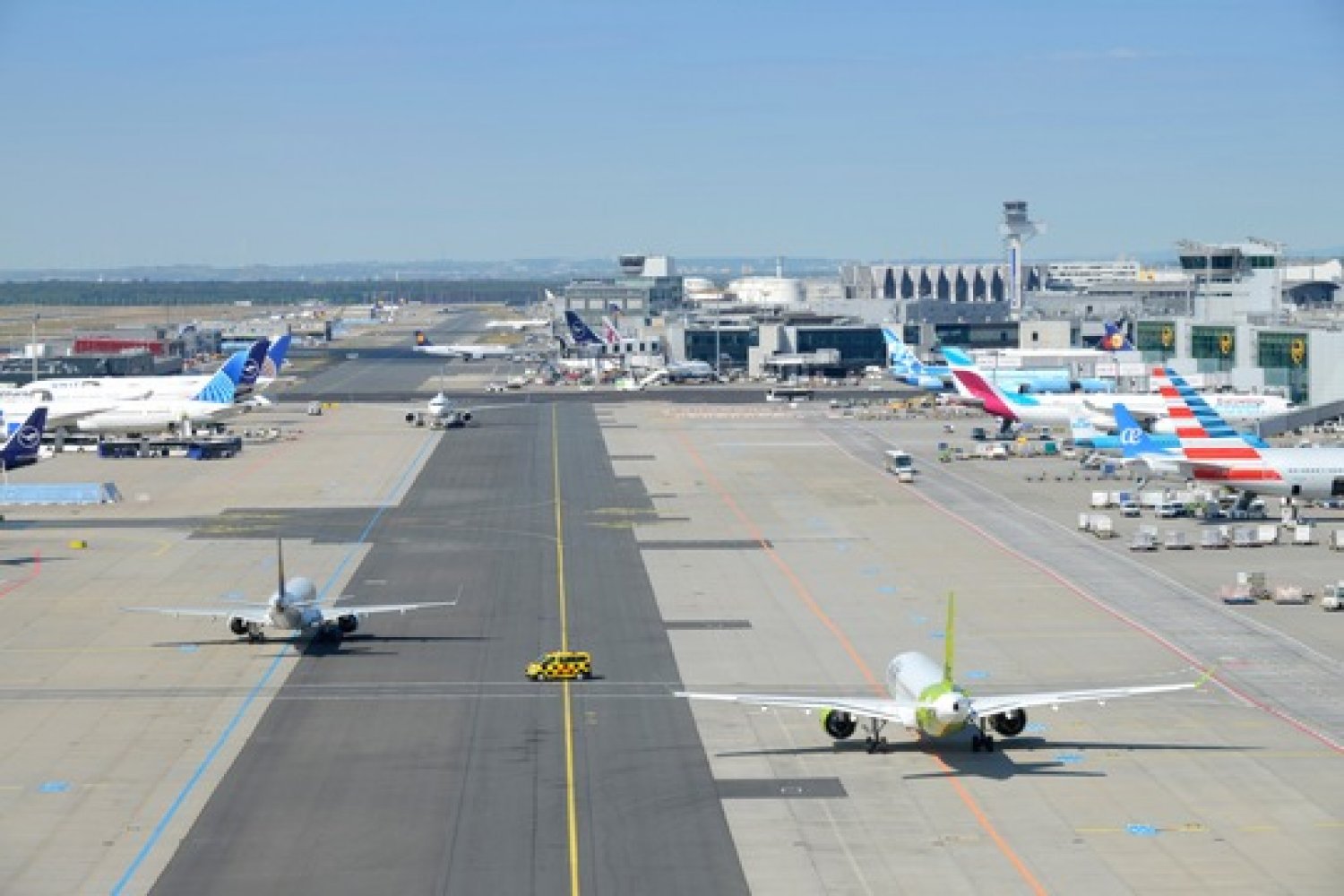 Am Flughafen Frankfurt rechnet Betreiber Fraport mit einem hohen Verkehrsaufkommen.