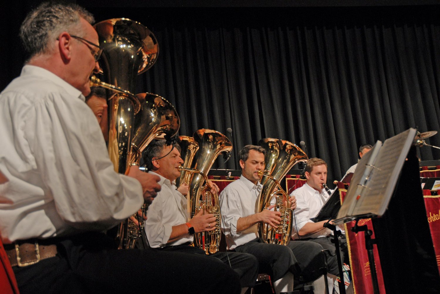 Trachtenkapelle Musikfreunde Weiperz präsentierte Anton Gälle und die Scherzachtaler Blasmusik.