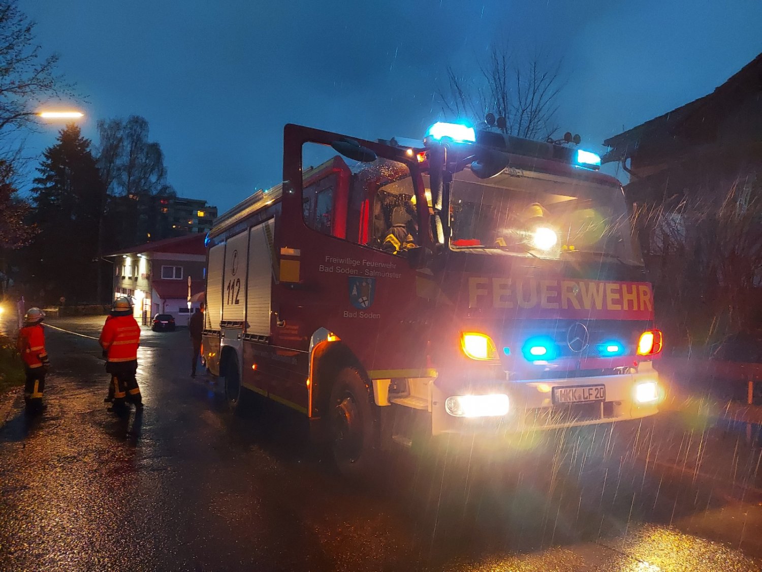 Dauerregen sorgt für viele Einsätze der Feuerwehren