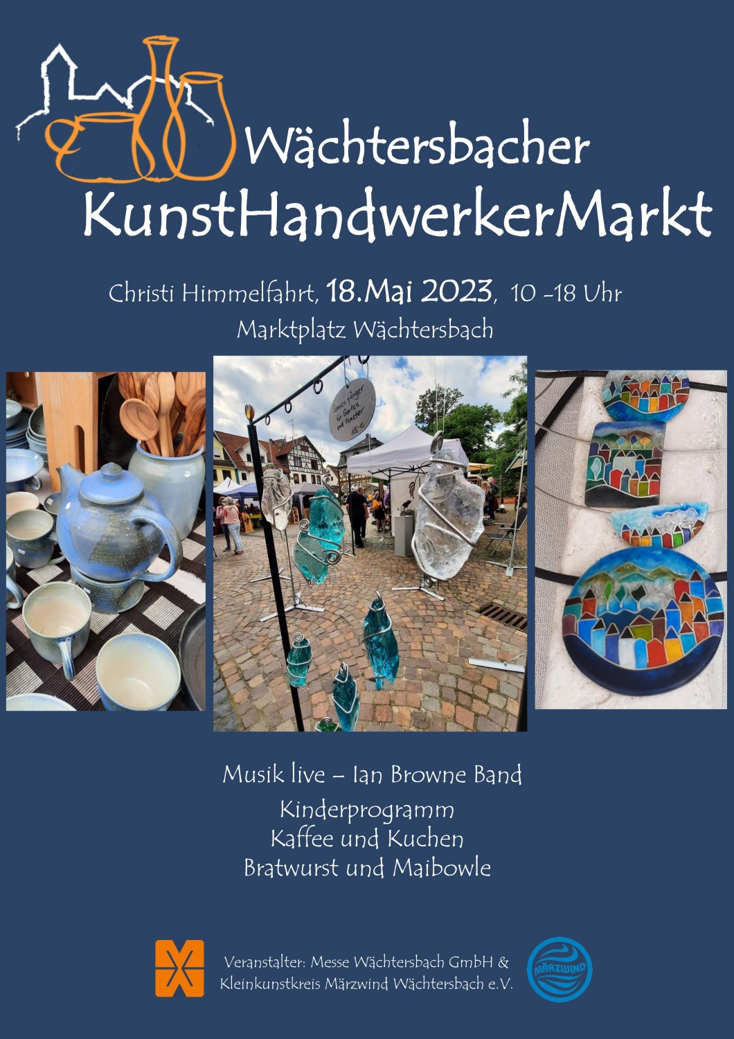 Auf dem Kunsthandwerkermarkt findet man kreativ gestaltete Dinge aus den verschiedensten Werkbereichen.