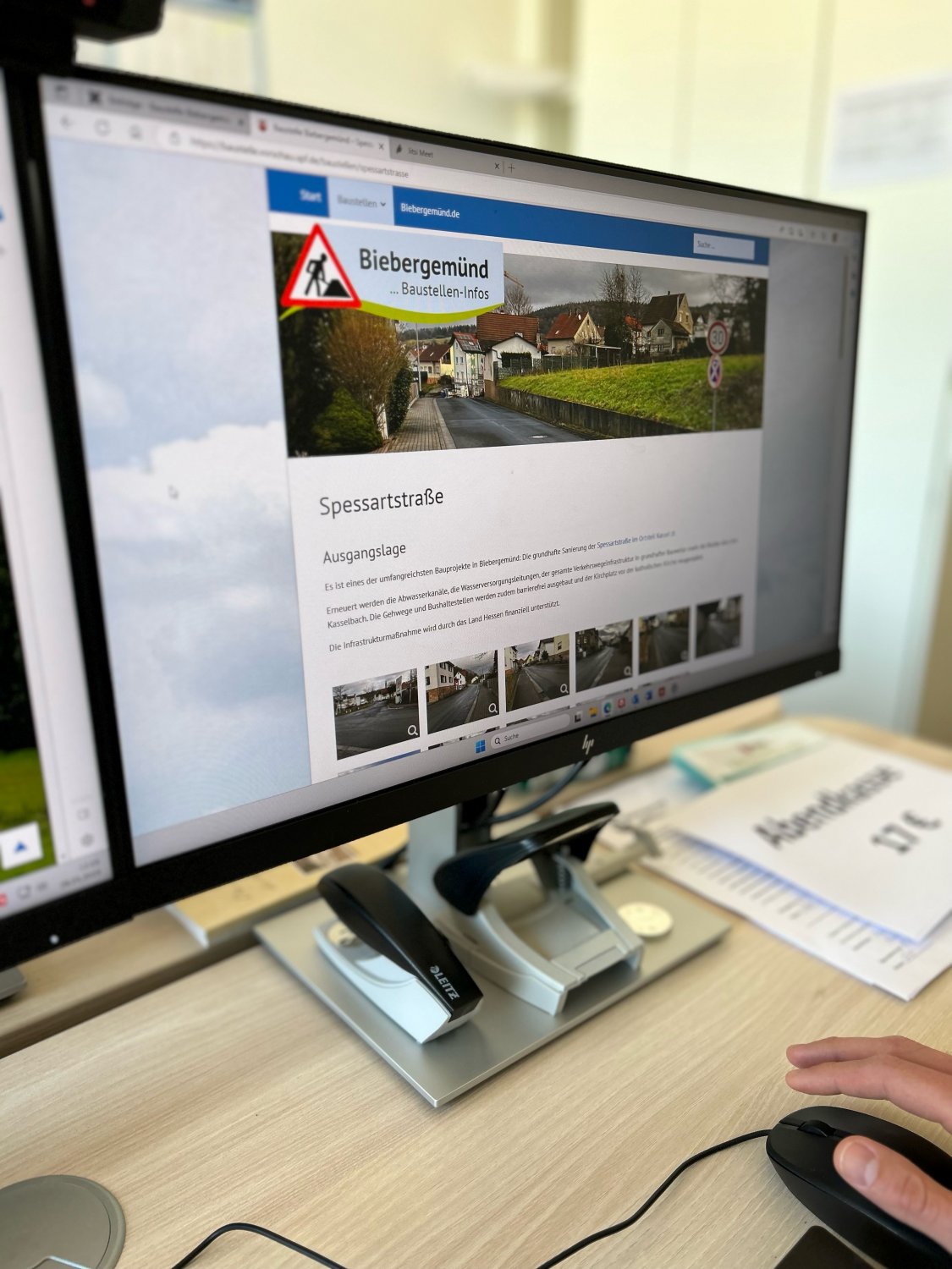 Ziel der Website ist es Bürgerinnen und Bürger über den Fortschritt einiger Bauprojekte in der Gemeinde auf dem Laufenden zu halten.