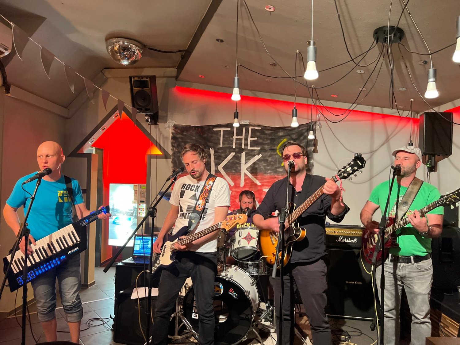 The Sick Rats: Markus Heckmann, Johannes Hof, Sebastian Kolb, Martin Loder und Johannes Kolb.