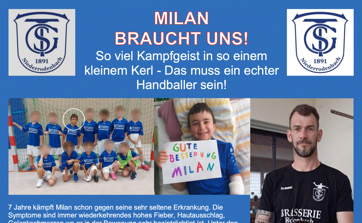 Lasst uns jetzt ein Team sein!