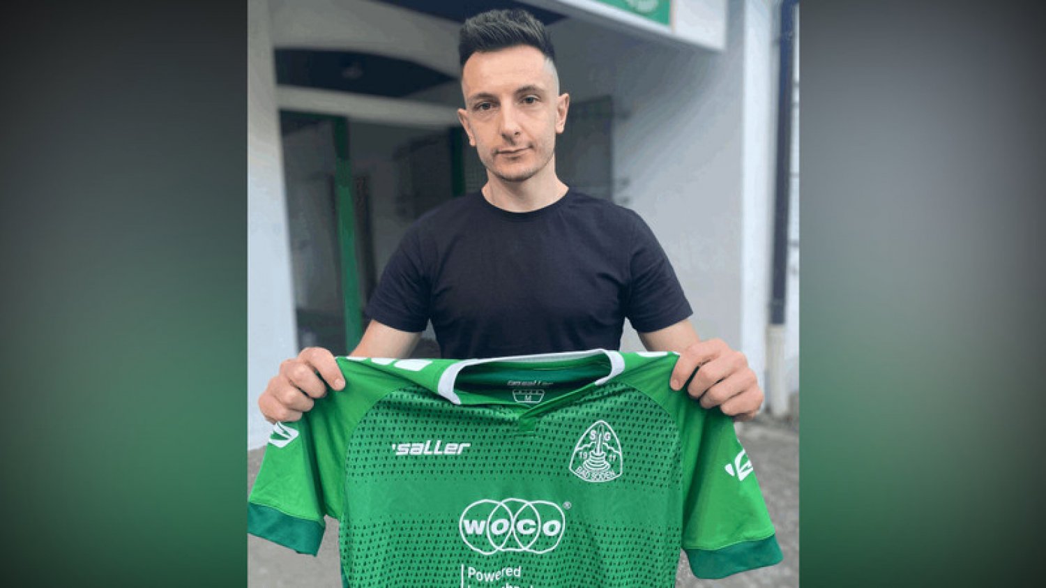 Mirza Kovac mit dem Trikot der SG Bad Soden.