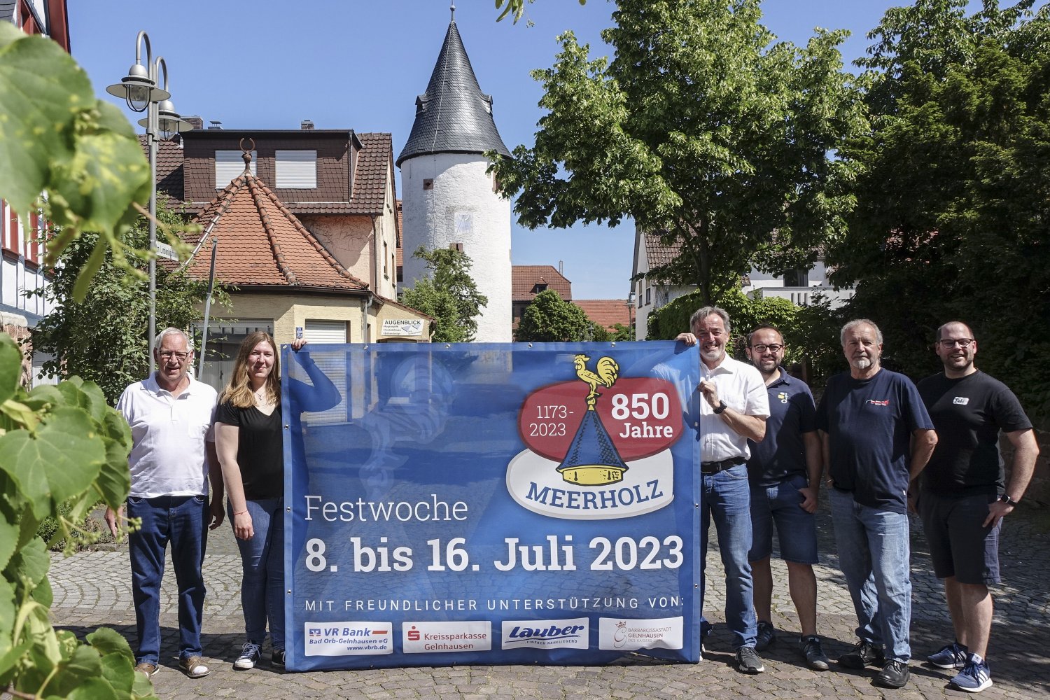 Der Gelnhäuser Stadtteil Meerholz feiert in diesem Jahr im Zeitraum vom 8. bis 16. Juli sein 850-jähriges Jubiläum.