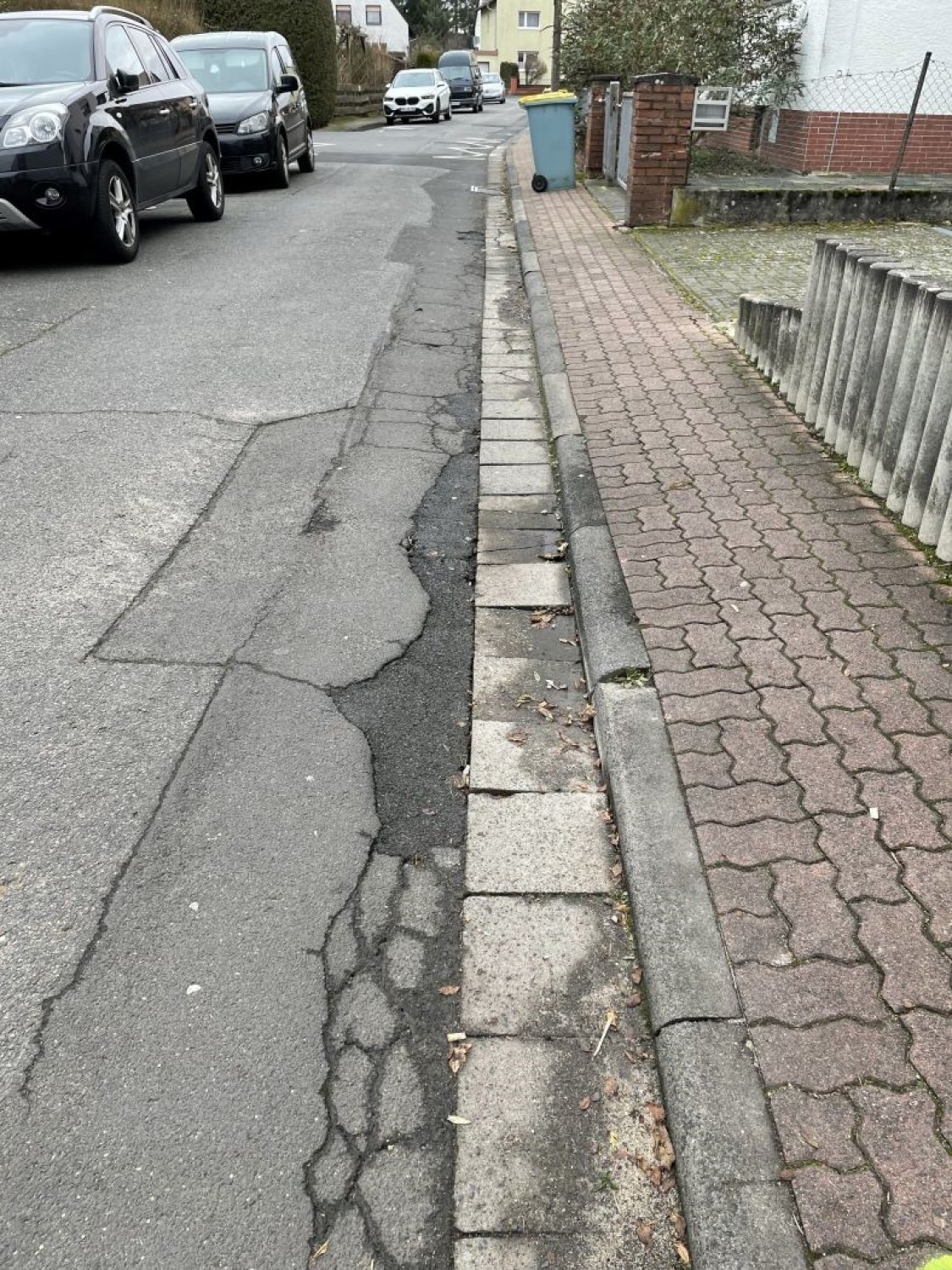 Der aktuelle Zustand des Pfingstweidwegs
