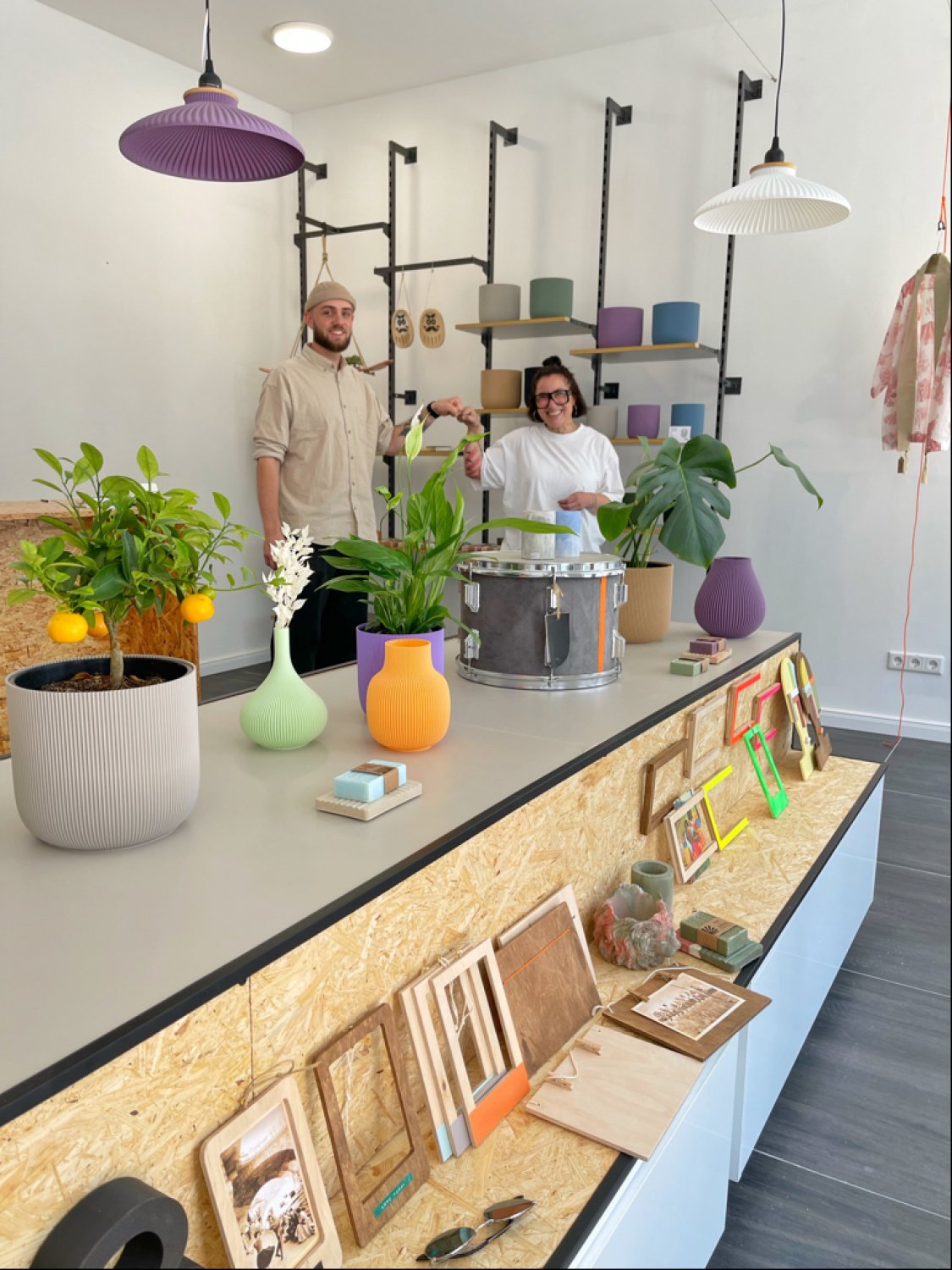Eröffnen den Popup Store No. 8: Meltem Albayrak und Paul Lagier.
