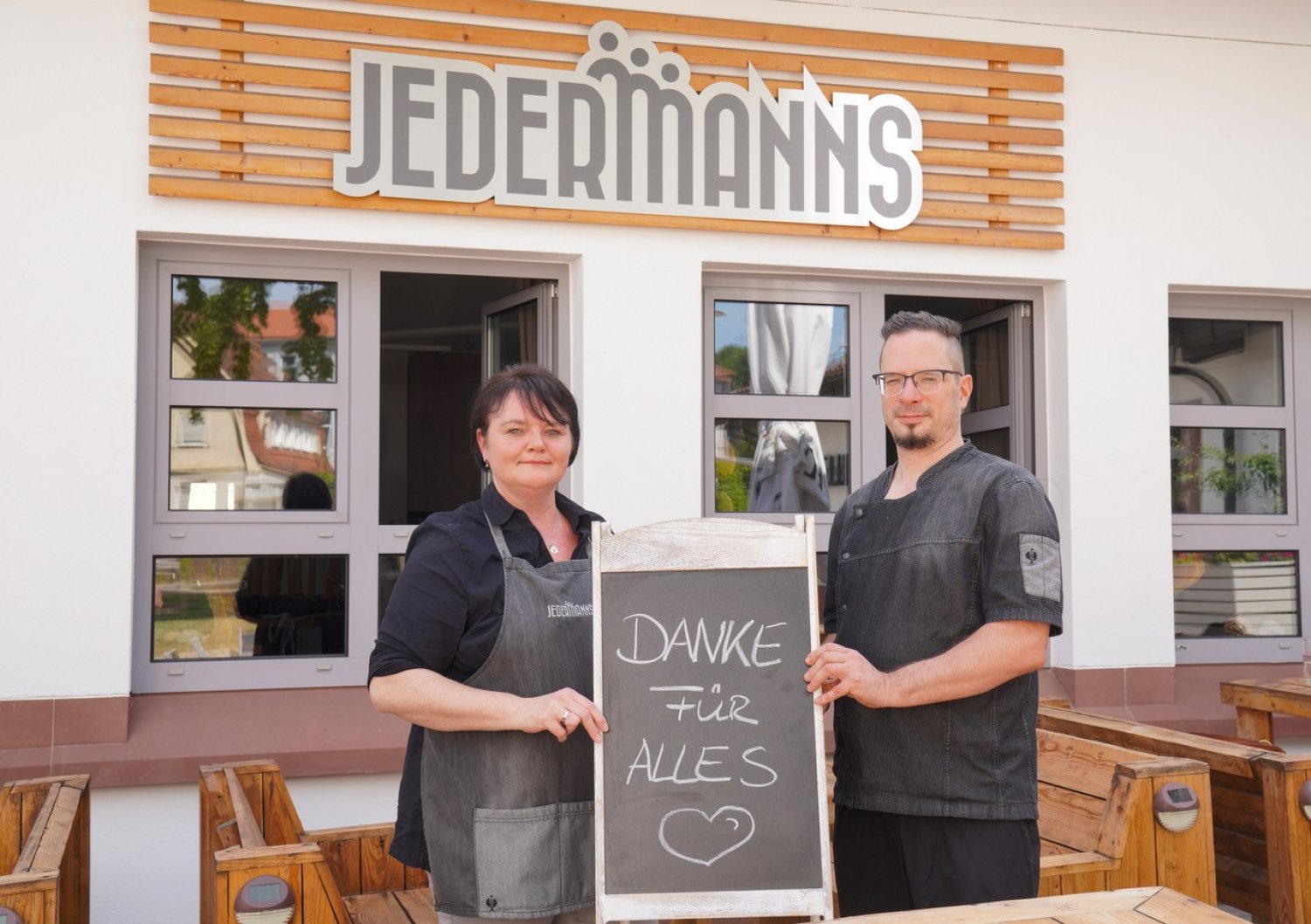 Silke und Christian Ay schließen Jedermanns-Restaurant Ende Juli.