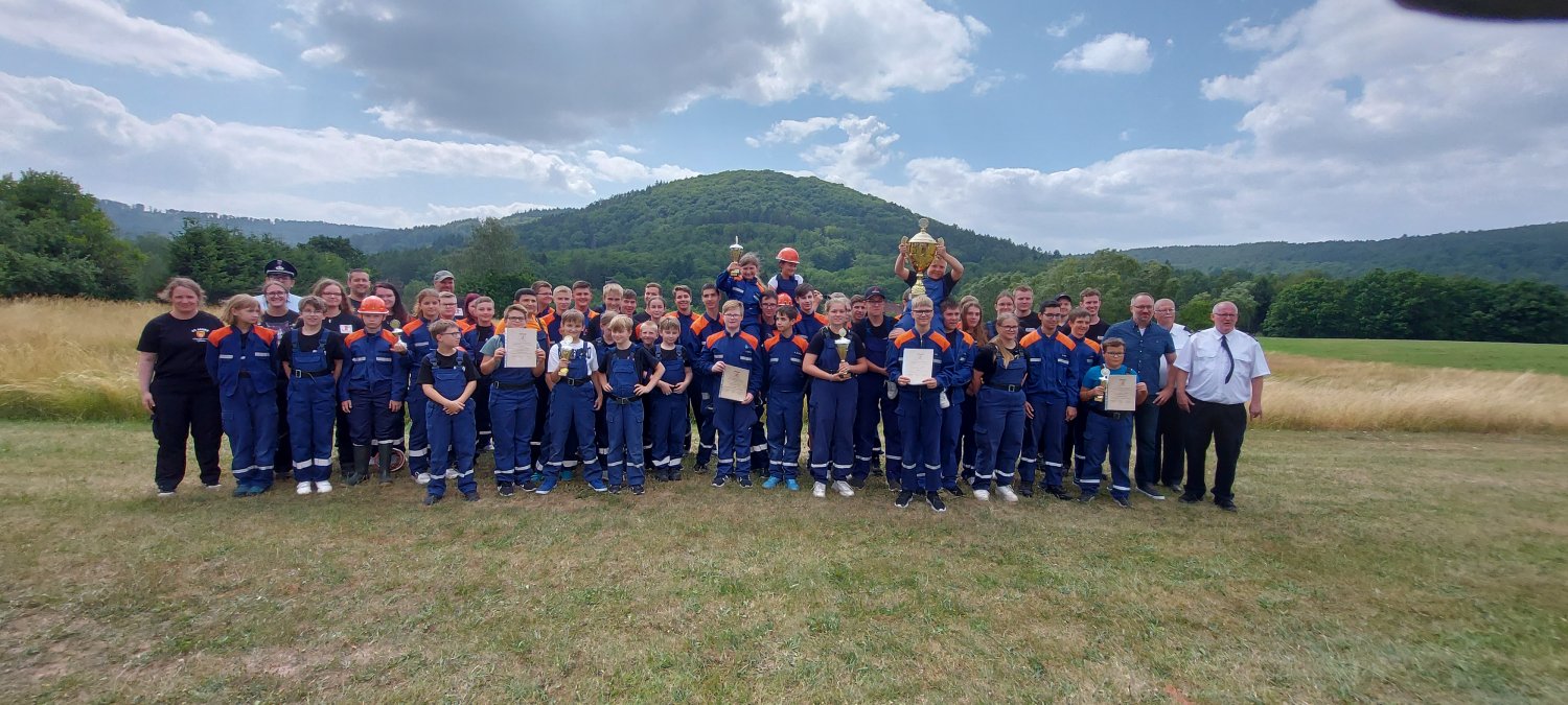 Am letzten Sonntag den 02.07.2023. fand der Gemeindewettbewerb der Jugendfeuerwehren von Biebergemünd in Biebergemünd-Breitenborn statt.