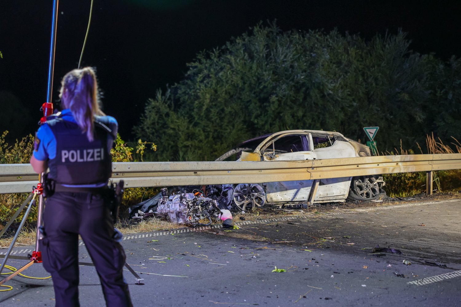 Tödlicher Verkehrsunfall auf der L3271 bei Mittelgründau.