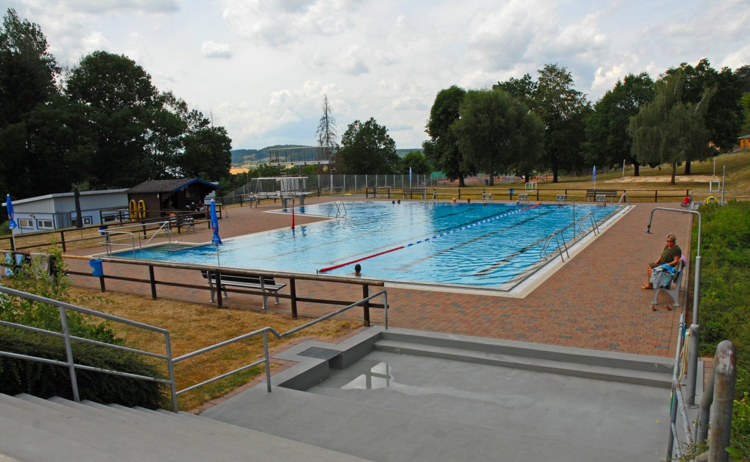 Das Schwimmbad in Sinntal Sterbfritz wird 50 Jahre alt