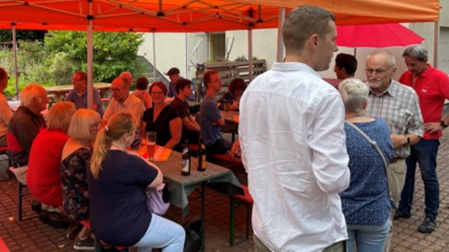 Gute Stimmung beim SPD Sommerfest in Rodenbach.