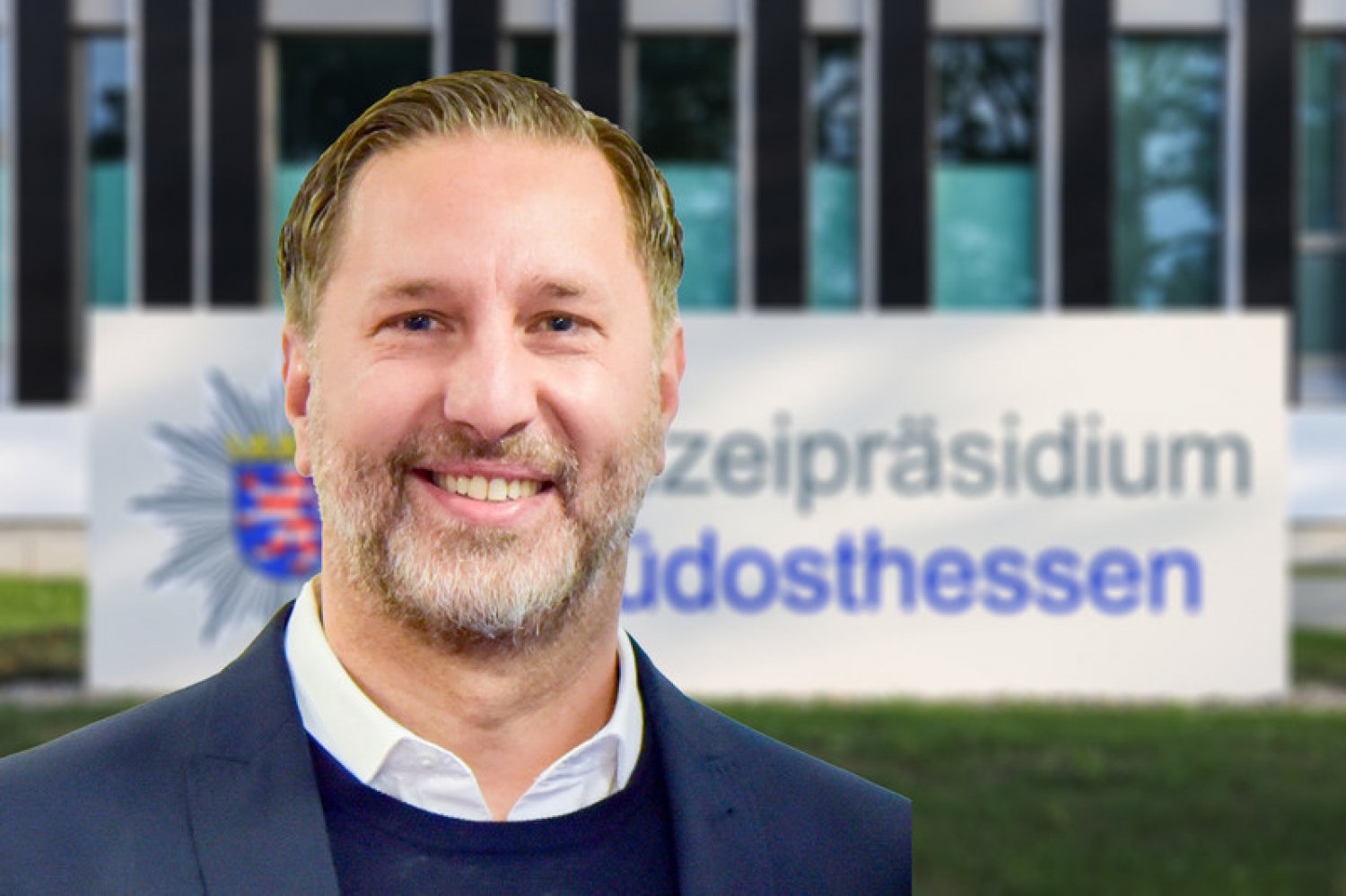 LKA-Vize und Kriminal-Experte Daniel Muth (49) aus Fulda soll neuer Polizeipräsident in Südosthessen (Offenbach) werden. Fotomontage: O|N