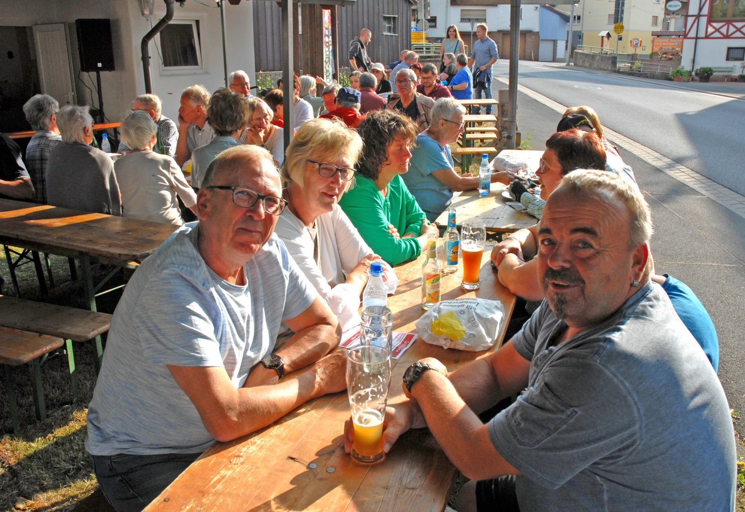 Die CDU Sinntal feierte wieder ein Weinfest in Jossa.