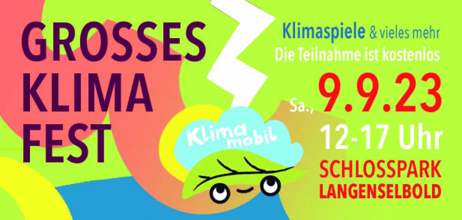 Klimafest im Langenselbolder Schlosspark