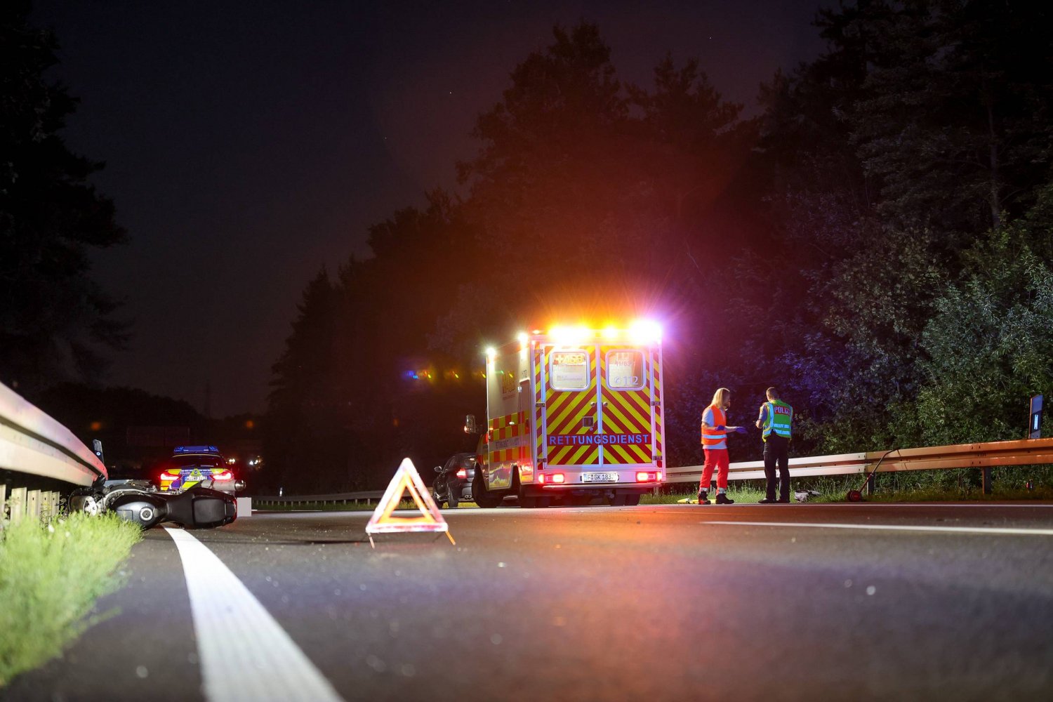 Schwerer Motorradunfall bei Hanau
