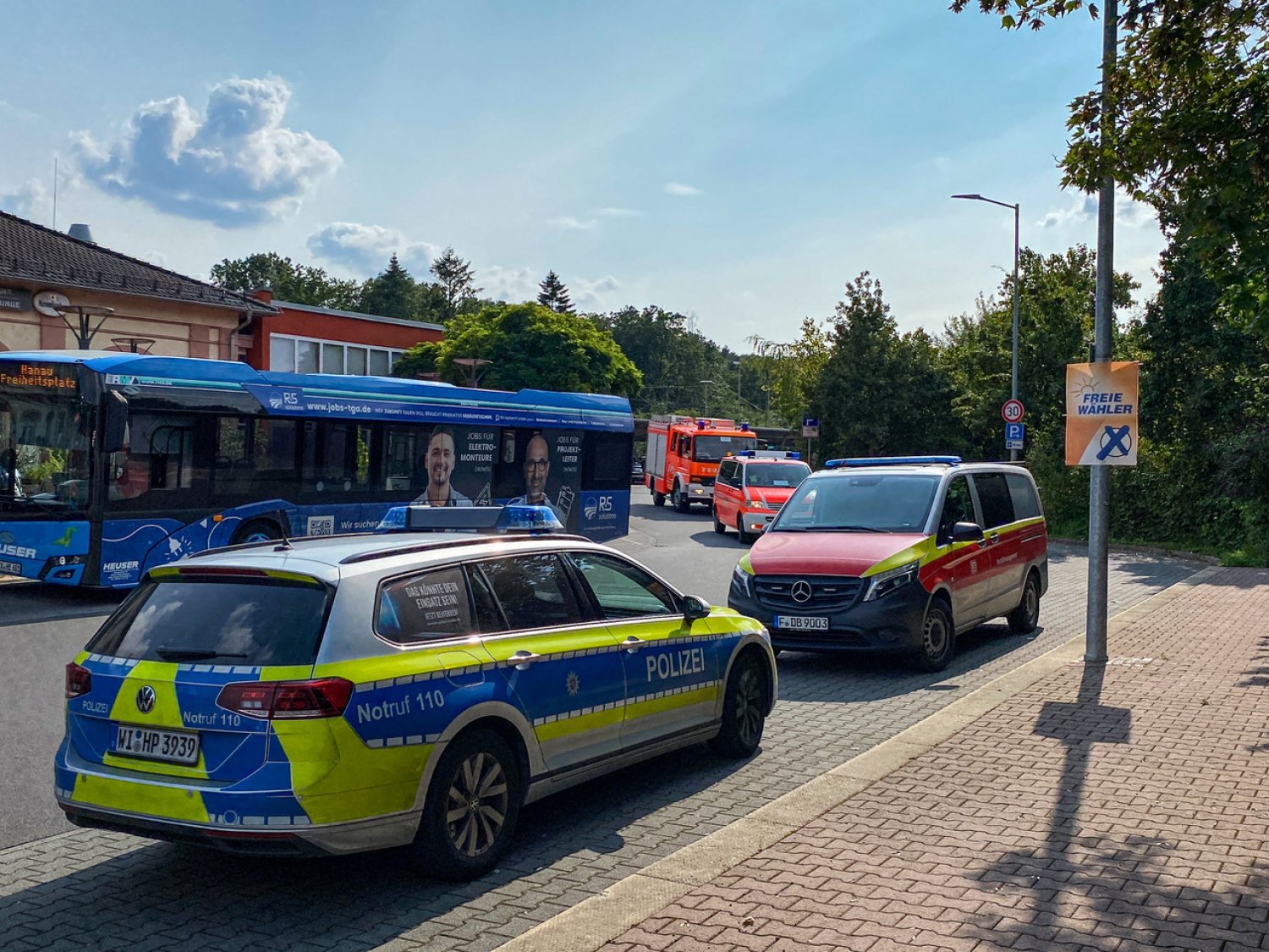 Tödlicher Bahnunfall am Langenselbolder Bahnhof