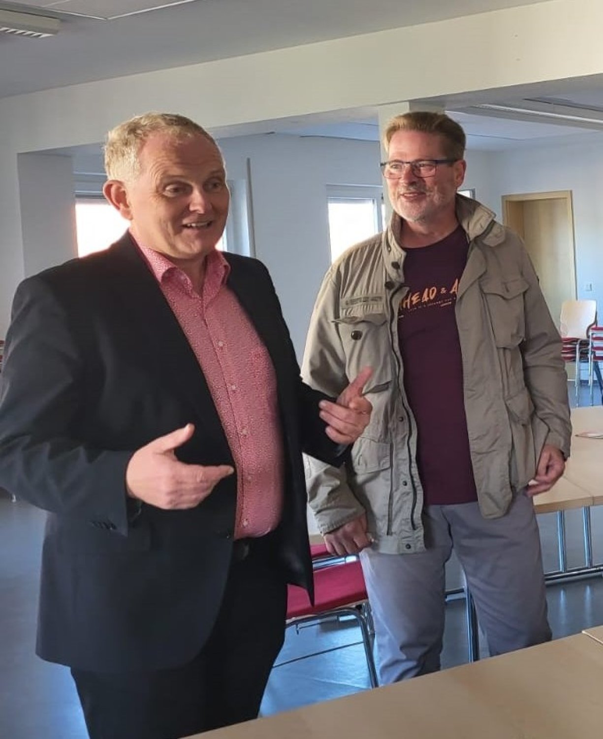 Rainer Schreiber war auf Einladung der SPD-Höchst zu einem Bürgergespräch in den Gelnhäuser Stadtteil gekommen. Der 53-Jährige war Bürgermeister der Gemeinde Jossgrund und ist im Nebenerwerb Landwirt.