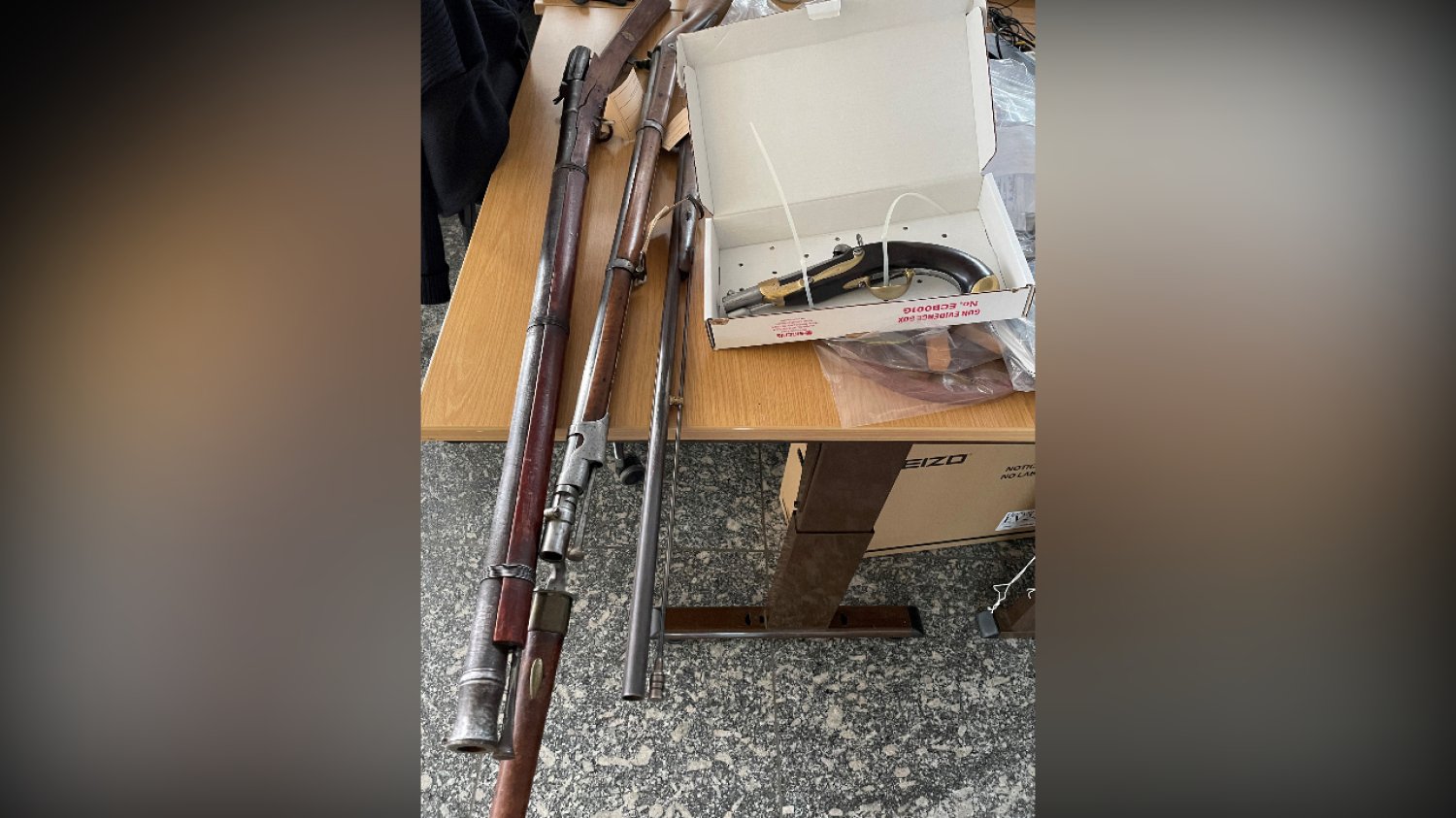 Sichergestellte Waffen