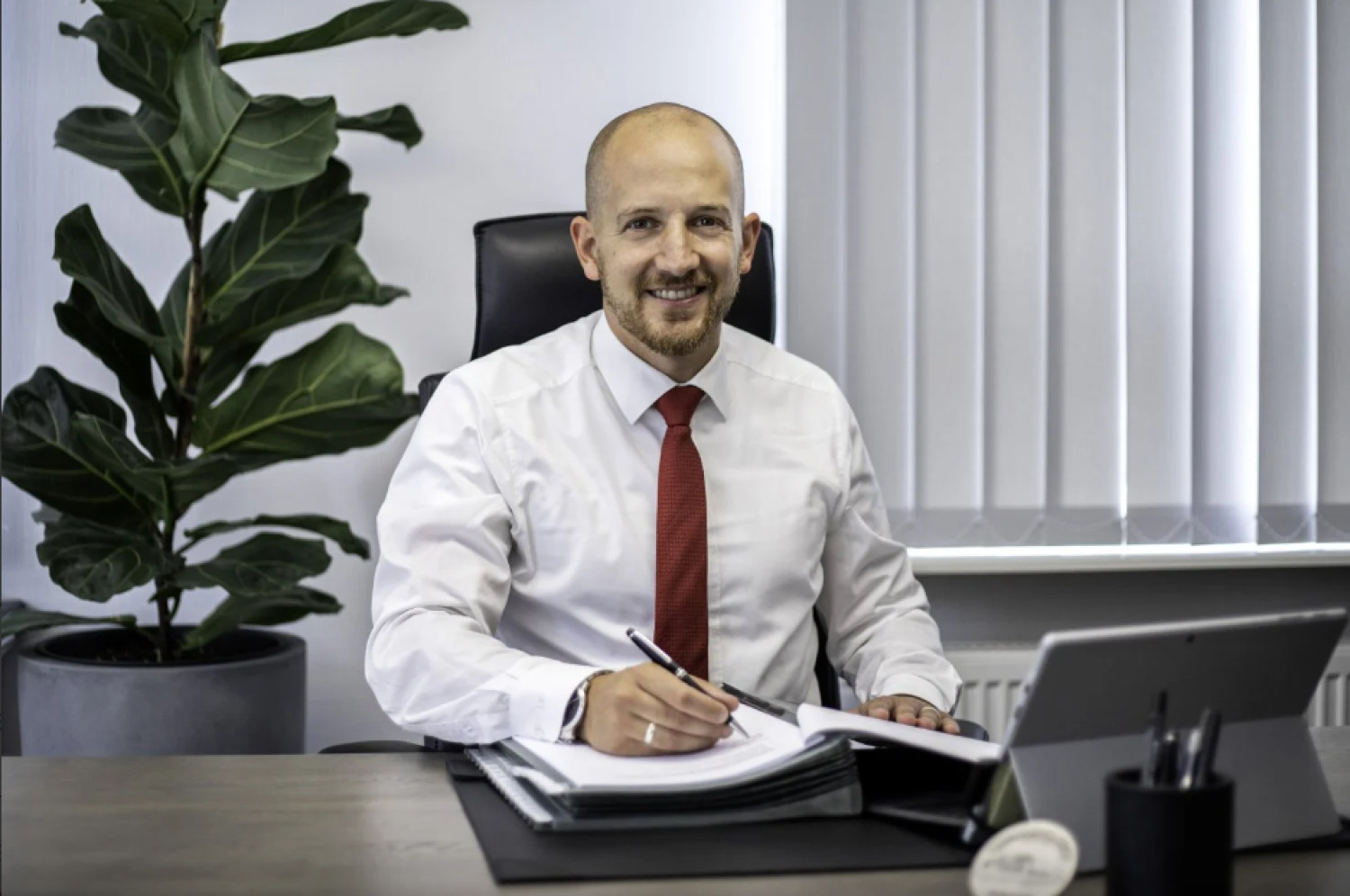Bürgermeister Dominik Brasch bewirbt sich um eine zweite Amtszeit